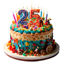 tarta 25 anviersario